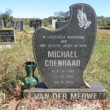 MERWE Michael Coenraad, van der 1943-1993