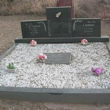 GORDON J. 1911-1976 &amp; E.W. JONES 1934-1981 :: GORDON Schalk Willem Wentzel 1959-2006