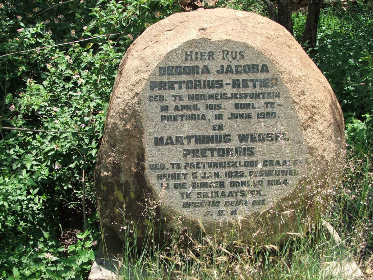 PRETORIUS Marthinus Wessel 1822-1864 &amp; Debora Jacoba RETIEF 1815-1900