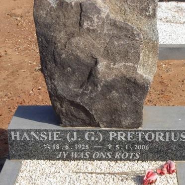 PRETORIUS J.G. 1925-2006