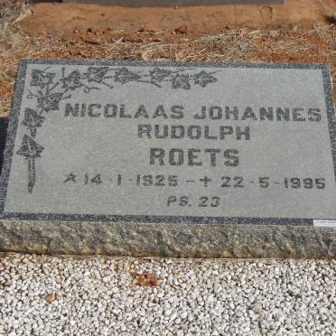 ROETS Nicolaas Johannes Rudolph 1925-1995