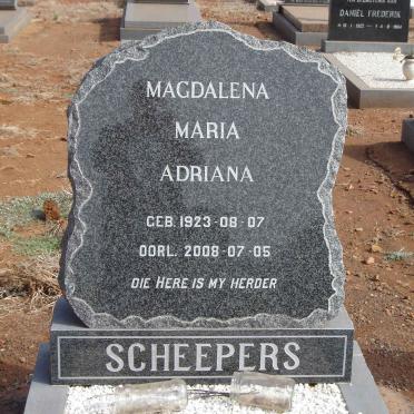 SCHEEPERS Magdalena Maria Adriana 1923-2008