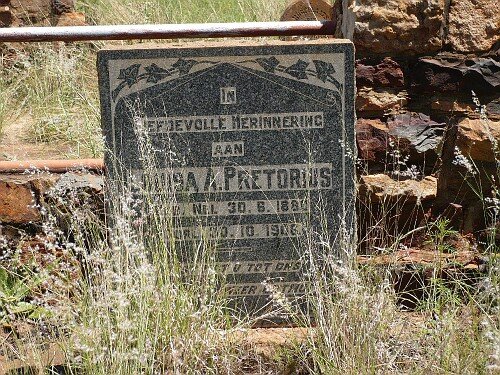 PRETORIUS Louisa A. 1880-1906