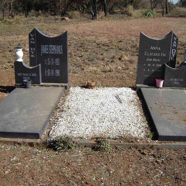 DYK James Stephanus, van 1921-1988 &amp; Anna Elizabeth ROUX 1928-1991_1