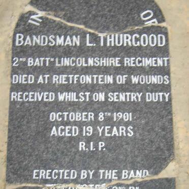 THURGOOD L. -1901