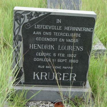 KRUGER Hendrik Lourens 1902-1960