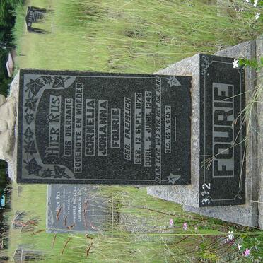 FOURIE Cornelia Johanna nee FREISLICH 1878-1945