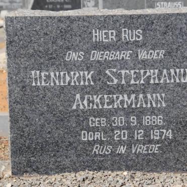 ACKERMANN Hendrik Stephanus 1886-1974