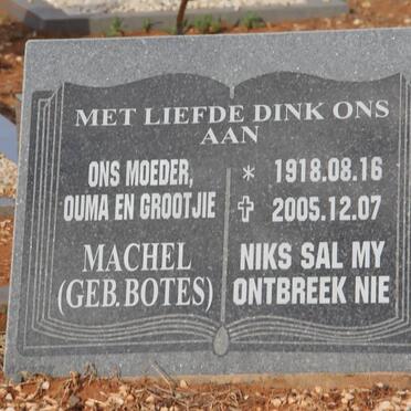 BEKKER Machel BOTES 1918-2005