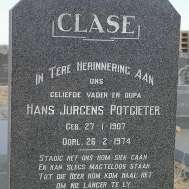 CLASE Hans Jurgens Potgieter 1907-1974