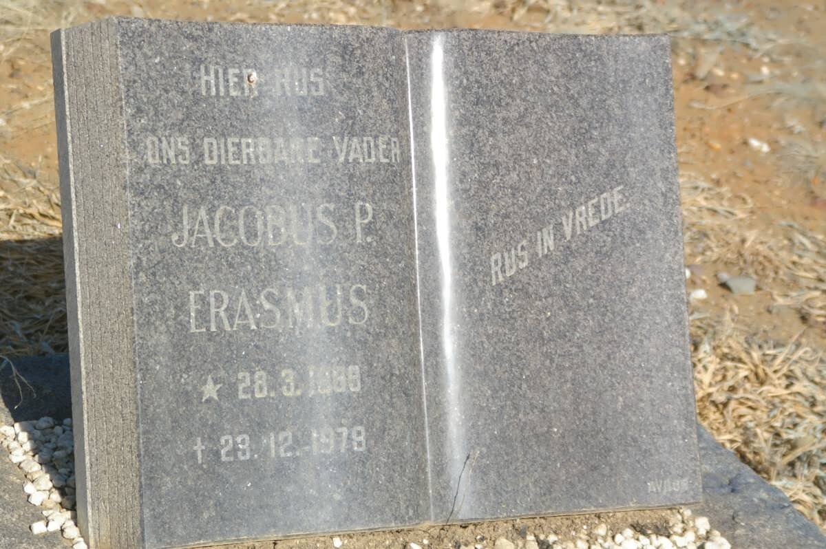 ERASMUS Jacobus P. 1889-1979