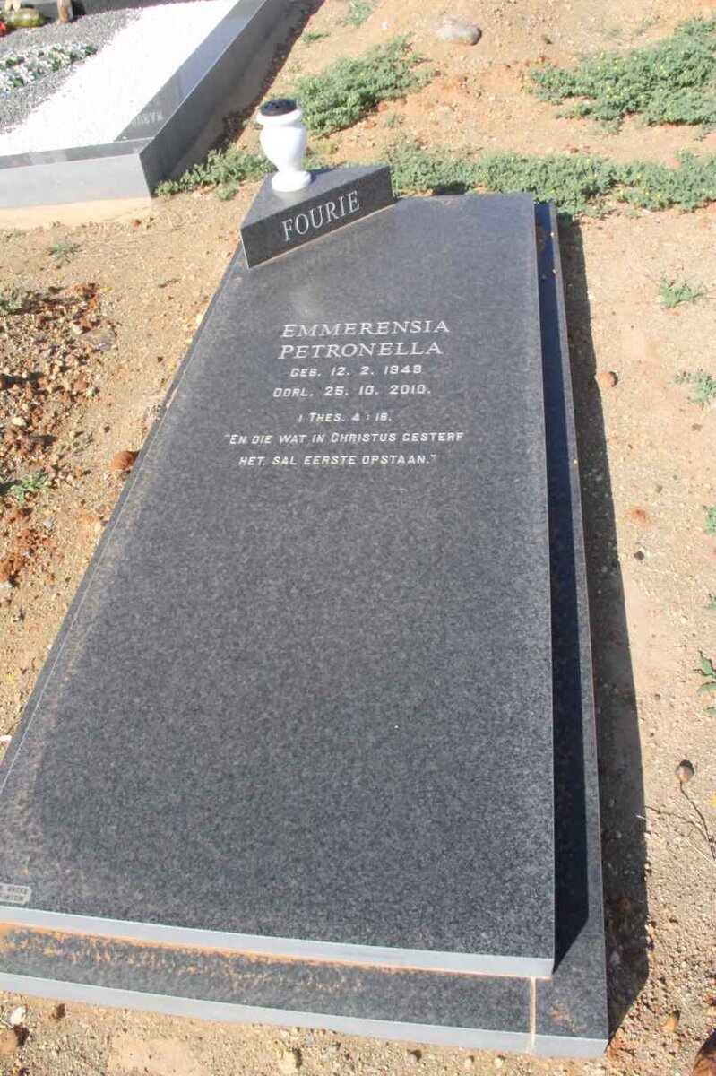 FOURIE Emmerensia Petronella 1949-2010