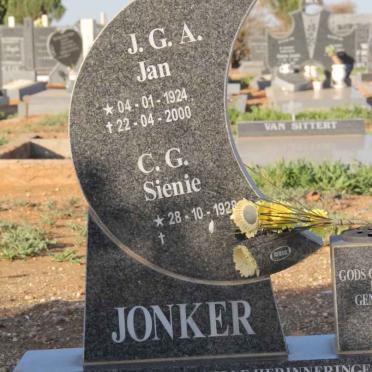 JONKER J.G.A. 1924-2000 &amp; C.G. 1928-