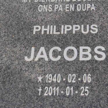 JACOBS Philippus 1940-2011