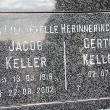 KELLER Jacob 1919-2002 &amp; Gertie 1924-