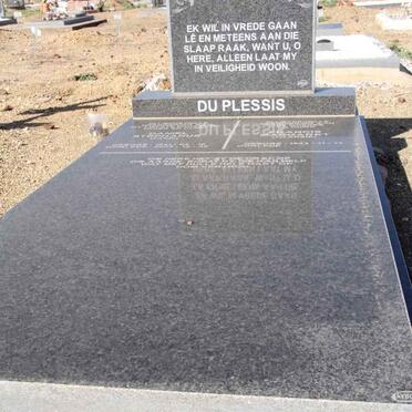 PLESSIS Daniel Stephanus, du 1941-2008 &amp; Francis Margaret 1943-