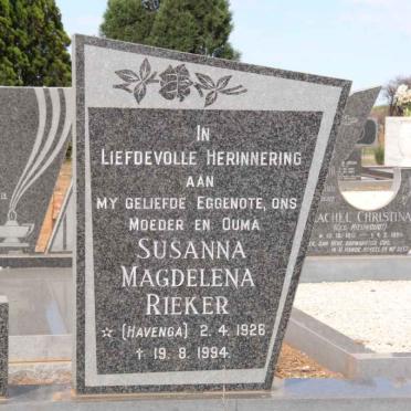 STEYN Frederik Wilhelm 1920-1998 &amp; Susanna Magdalena Rieker HAVENGA 1926-1994