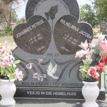 VIVIERS Johannes Petrus 1921-2006 &amp; Wilhelmina Jacoba 1929-2009