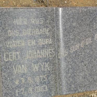 WYK Gert Johannes, van 1875-1963 