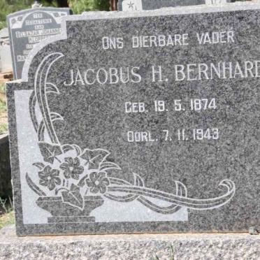 BERNHARDT Jacobus H. 1874-1943 &amp; Maria M.E. BOTHA 1880-1968