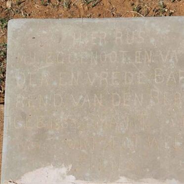 BERG Barend, van den 1855-1939