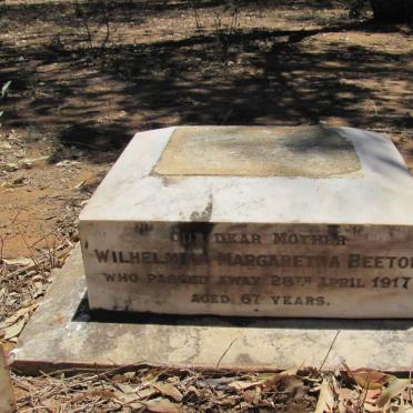 BEETON Wilhelmina Margaretha -1917