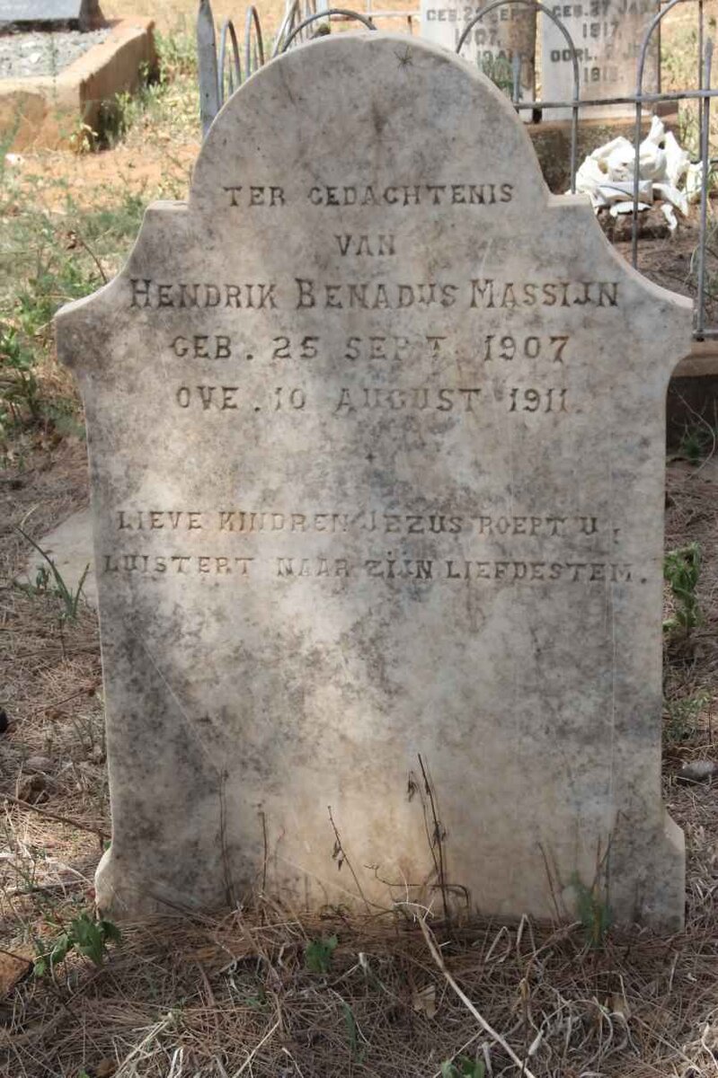 MASSIJN Hendrik Benadus 1907-1911
