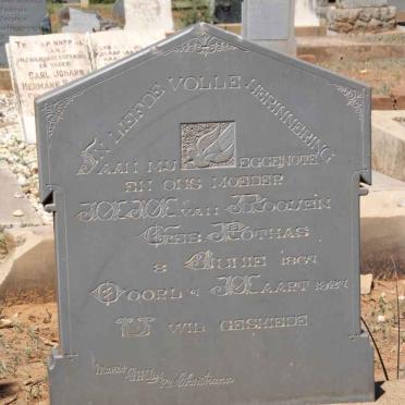 ROOYEN M.M., van nee POTHAS 1867-1927