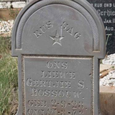 ROSSOUW Gertjie S. 1928-1943