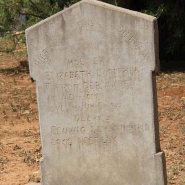 THERON Elizabeth Dorithea nee MAREE 1859-1925