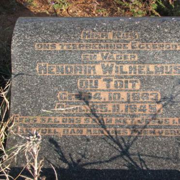 TOIT Hendrik Wilhelmus, du 1883-1945