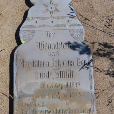SMITH Magdalena Johanna Gertruida 1892-1892
