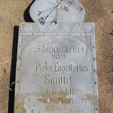 SMITH Pieter Engelbertus 1893-1894