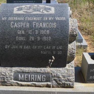 MEIRING Casper Francois 1908-1952
