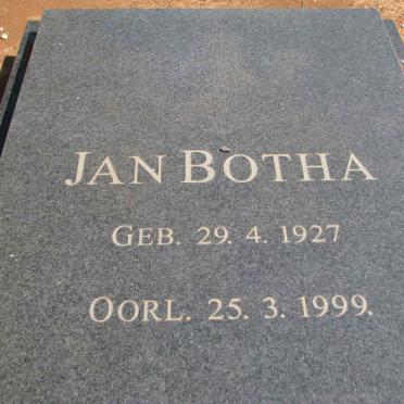 BOTHA Jan 1927-1999