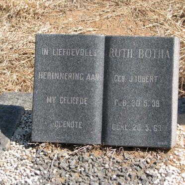 BOTHA Ruth nee JOUBERT 1939-1963