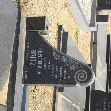 BRITZ Hendrik A. 1908-2001