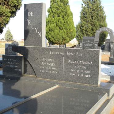 BRUYN Theunis Johannes, de 1896-1969 &amp; Anna Cathrina Sophia 1900-1980