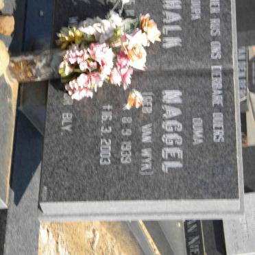 ? Maggel nee VAN WYK 1939-2003