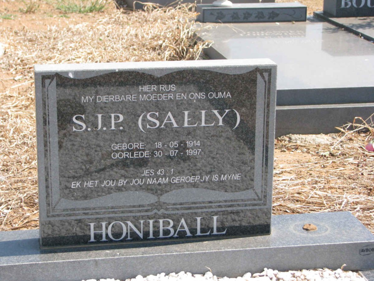 HONIBALL S.J.P. 1914-1997
