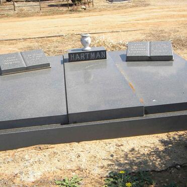 HARTMAN John George Newton 1924-1990 &amp; Anna Adriana Susanna Elizabeth NEL 1926-