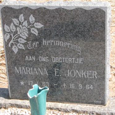 JONKER Mariana E. 1963-1964