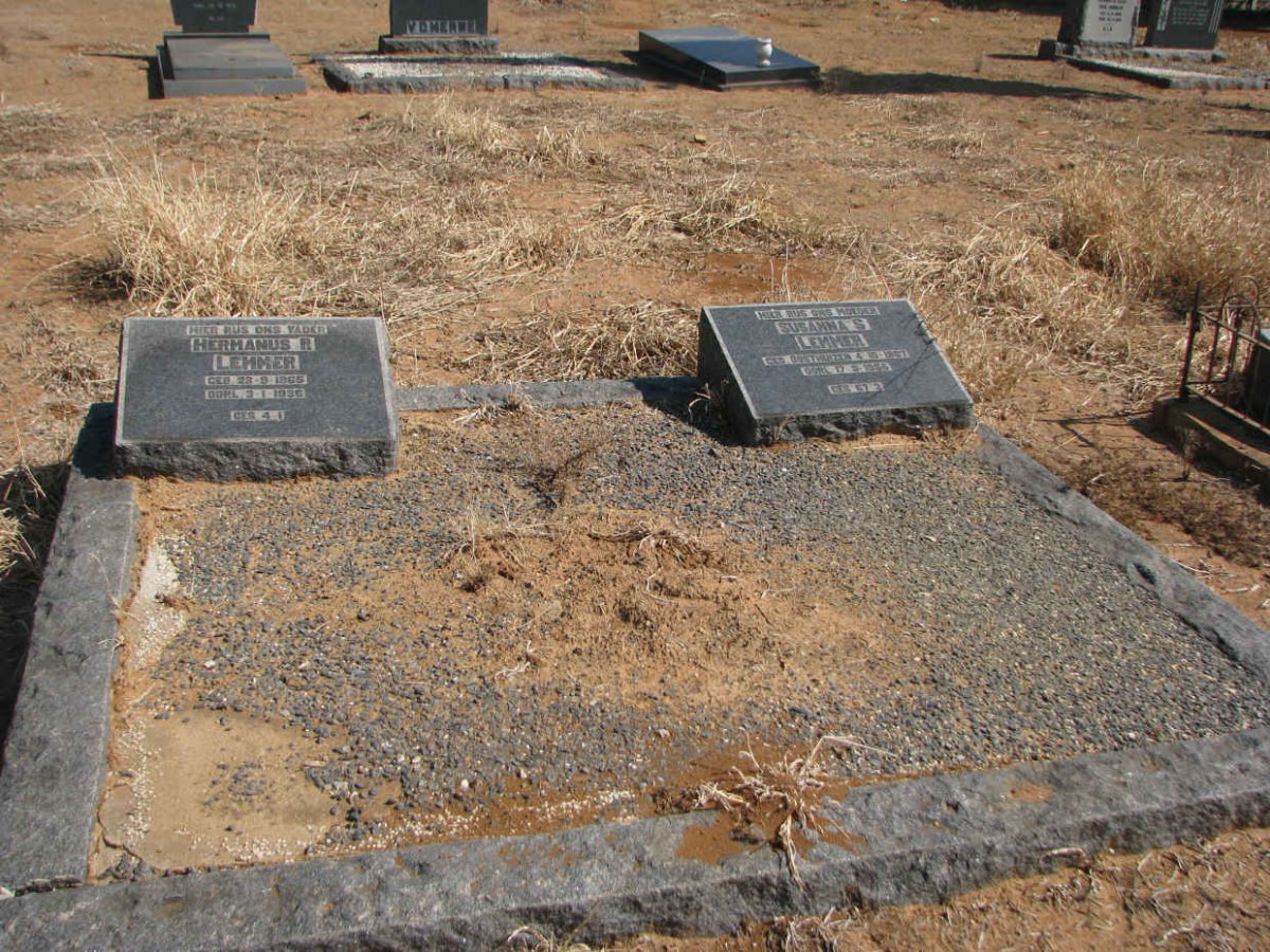 LEMMER Hermanus R. 1865-1936 &amp; Susanna S. 1867-1955