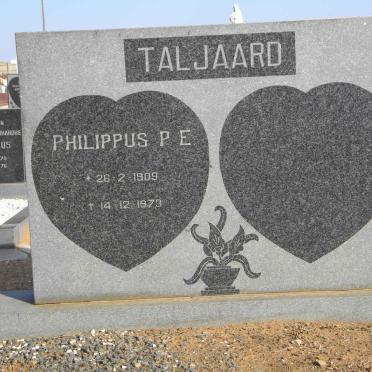 TALJAARD Philippus P.E. 1909-1973