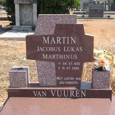 VUUREN Jacobus Lukas Marthinus, van 1932-2005