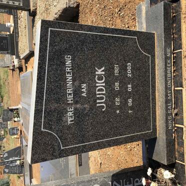 OBERHOLZER Judick 1921-2003