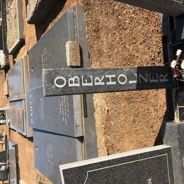 OBERHOLZER Carel 1917-2006 &amp; Judick 1921-2003