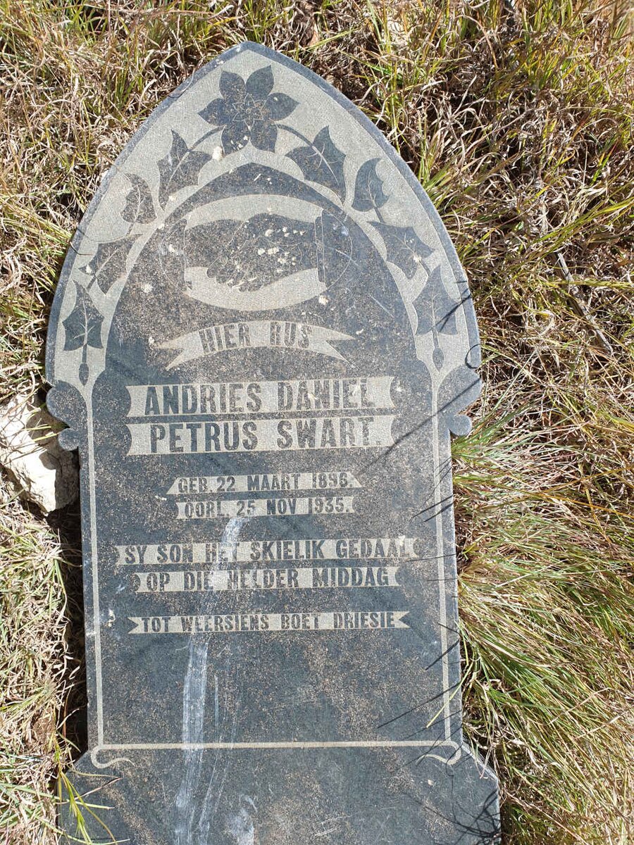 SWART Andries Daniel Petrus 1896-1935