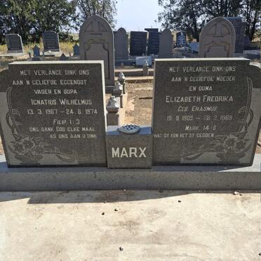 MARX Ignatius Wilhelmus 1907-1974 & Elizabeth Fredrika ERASMUS 1909-1989