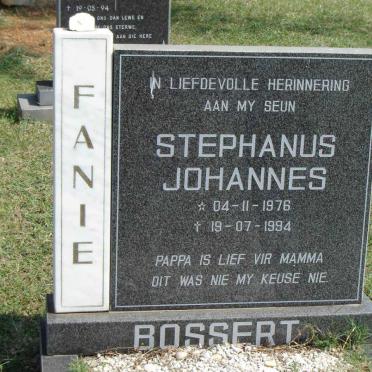 BOSSERT Stephanus Johannes 1976-1994